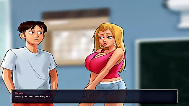 Summer Time Saga (PT 7) - Gave the science teacher 5 Orgasms in class