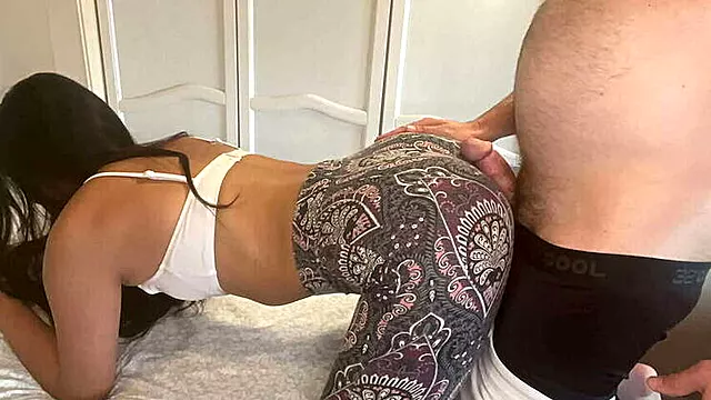 Viva Athena: Unexpected Double Creampie During Yoga Ass Job