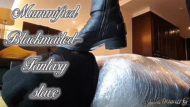 Mummified Blackmailed-Fantasy slave!