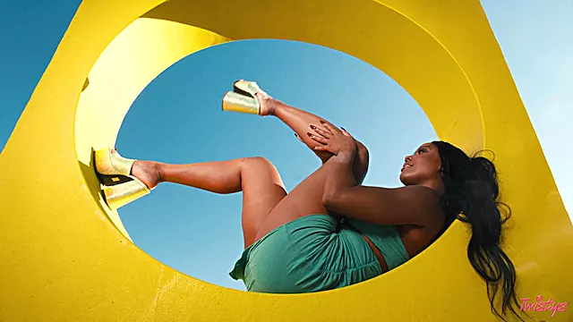 August Skye Sizzles in Scorching Summer Heat