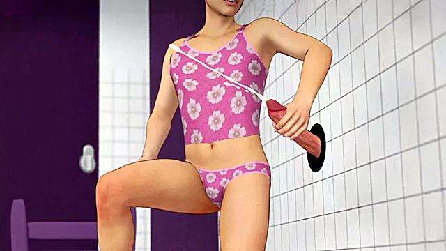 Working Hard to Do Posing to Become a Sissy