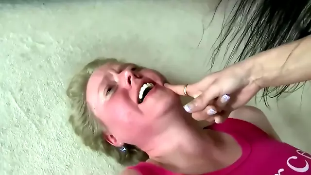 Lesbian Face Slapping and Bare Feet Face Kicks