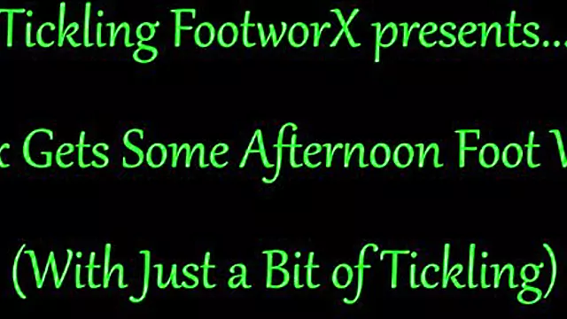 Phoenix Gets Some Afternoon Foot Worship, With a Little Bit of Tickling
