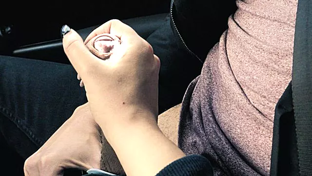 His Cock Explodes From Car Teasing - 4K