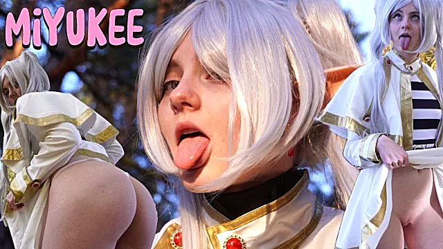 Anime Girl - Frieren: Beyond With Cum On Her Face Journeys End