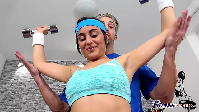 Tiny Sporty Gym Babe Fucks Teacher 1 - Yasmeena