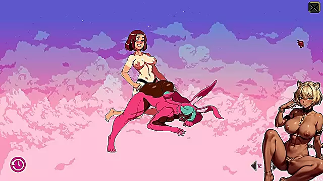 Japanese Cloud Meadow Sex Game Party Turns Erotic With Hot Hentai Action