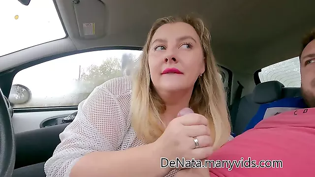 Deep-throat, oral sex, outdoor
