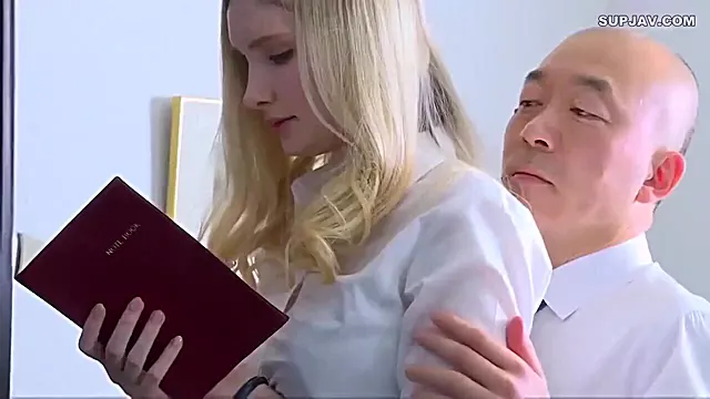 Married Woman Secretary Gets Sweaty With Hot Kissing And Fucking In Bosss Office That Ends In Creampie. Featuring A Blonde Dream Girl Secretary!! Lily Hart - Lily Heart