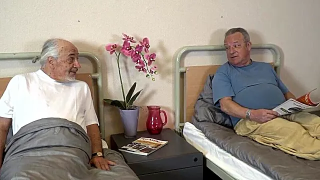 Grandpa is going to get so horny after taking a pill