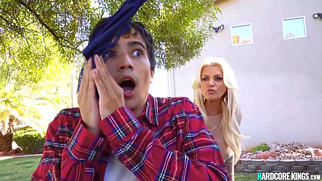 Huge Jugs Wife Caught And Banged Thief With Brittany Andrews And Ricky Spanish