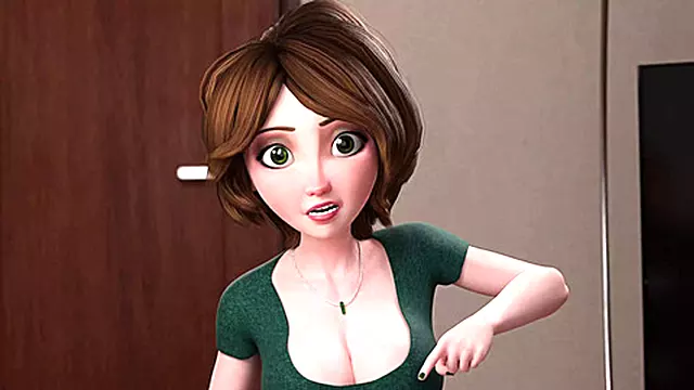 Grote Lul, 3D Cartoone, Animatie Grote, Pik, Sexy Pornofilm Video, Eerste Moeder, Er Tussen Uit