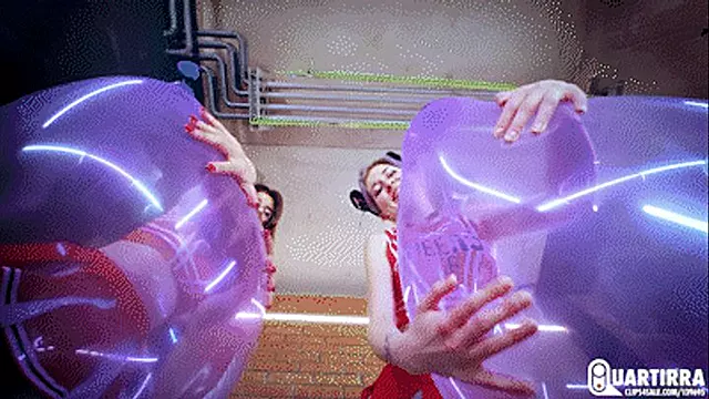 Q1098 Mean cheerleeders pop balloons in your face - 480p