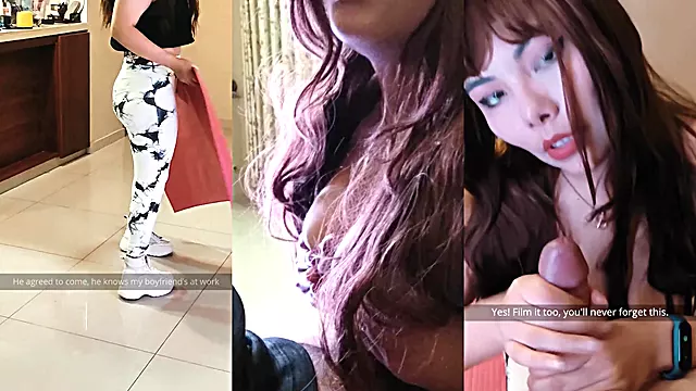 Gym girl cheating her boyfriend, She wants to try big cocks