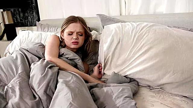 Petite blonde teen is challenged by her first BBC fucking