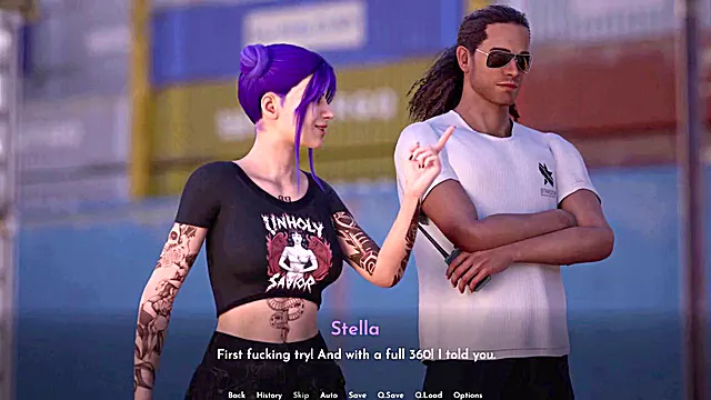 Animated teen adventures with car blowjobs and gaming fun
