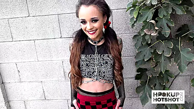 Goth Latina Holly Hendrix Takes Rough Anal & Sloppy Blowjob in Wild 4K Scene