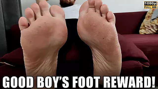 KingMarti: Good Boy's Foot Reward - Full HD 1080p - MOV