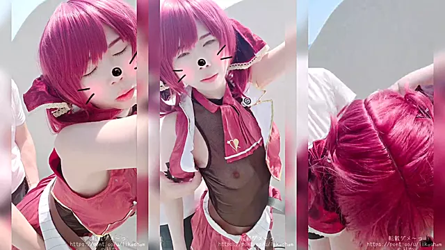VTuber Houshou marin series preview standing doggy If a lot of I'll post the full story
