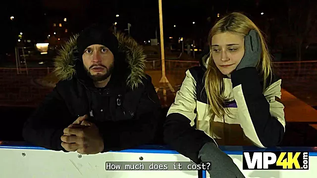 Vip4k. Funky Town got caught at a public skating rink and got nailed