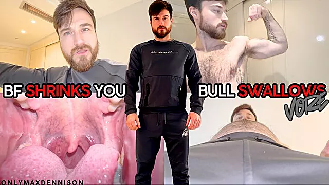 BF SHRINKS YOU BULL SWALLOWS YOU - giant vore