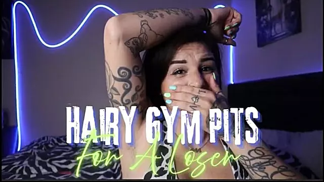 Hairy Gym Pits For A Loser
