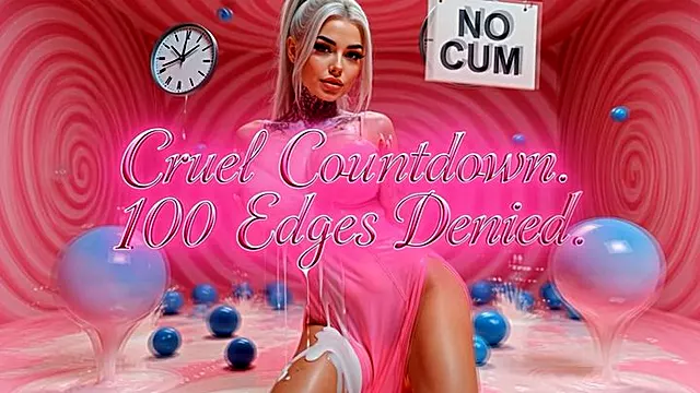 Cruel Countdown. 100 Edges Denied