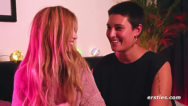 Hot Lesbian Couple Belle & Amba Share A Passionate Experience