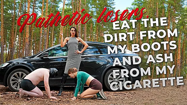 pathetic losers, Eat the Dirt from My Boots and Ash from My Cigarette! (720p)