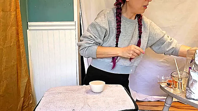 Nerdy Faery's Nipple Hair & Pussy Close-Up Solo Fetish