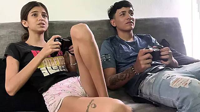 Step Sister Fucks Brother at Home - Amateur POV Creampie
