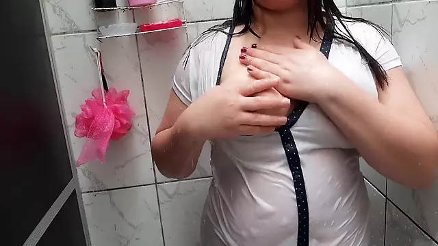 Bystig Amatör, Amatör Solo, Amatör Fru, Stora Bröst Fuck, Solo Stora Bröst, Frun Ger Efter, Fru Dusch
