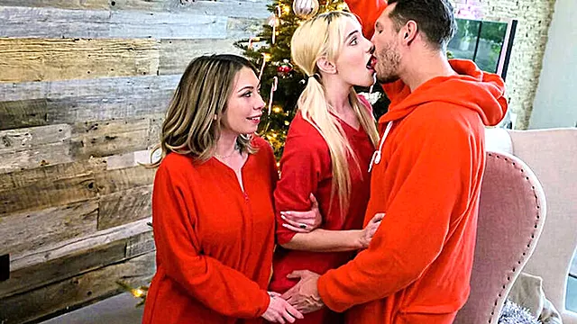 Petite Blonde Stepdaughter Kenna James Bonding with Foster Parents in a Taboo Threesome