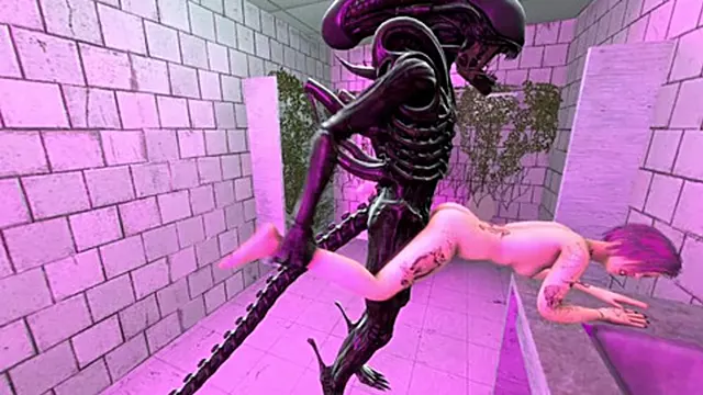 3D Alien, Sex Pantat, Cosplayer Di Ikat, Alien Animasi Xxx, Perbudakan Seks Kartun, Creampie