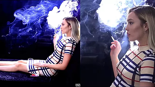 Molly USA smoking beauty