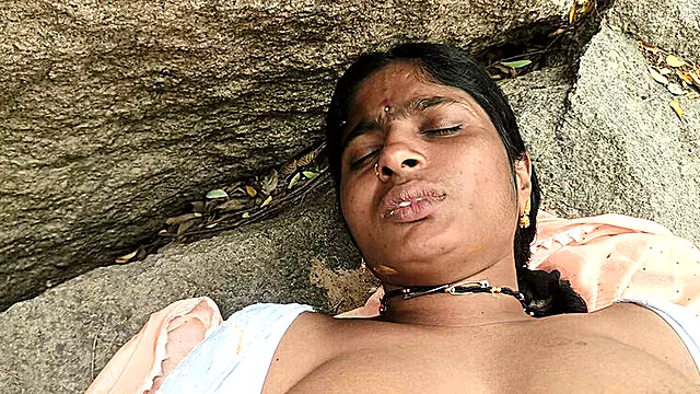 Hot Indian Couple Fucks in Jungle for Birthday Gift - Big Tits, Monster Cock, Tight Pussy