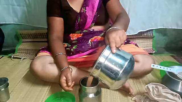 Saree Aunty Hardcore with Stepbrother Show Hairy Pussy