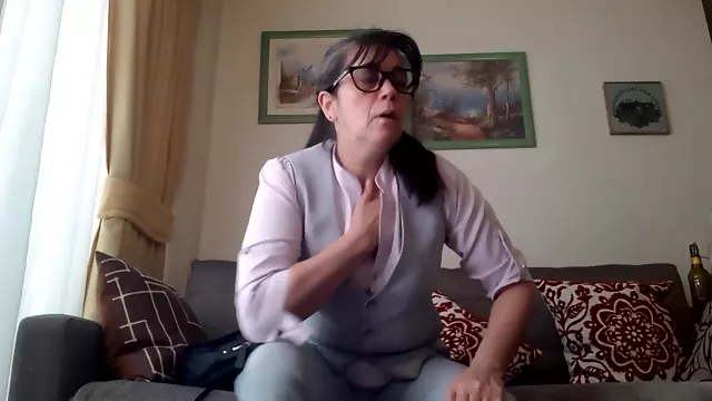 Mommy Surprise In Webcam Video Call