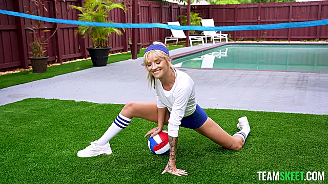 Volleyball Babe Gives Her Coach An Olympic Fuck Sesh - Katee V