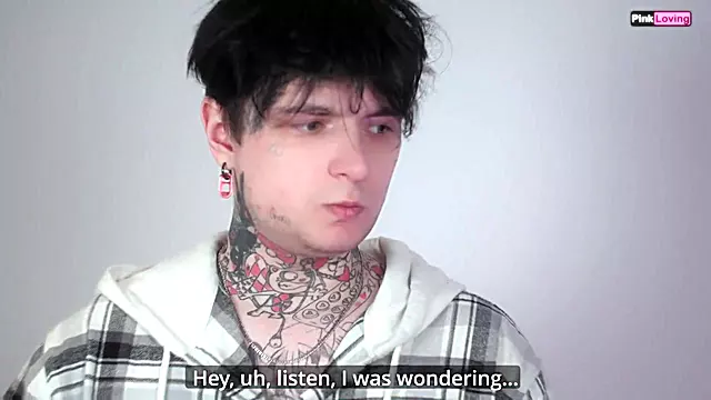 Bumped into her stepbrother in a video chat room and cum on him (Episode 1) - pinkloving