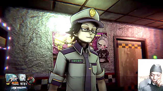 Animated cartoon, five nights freddys