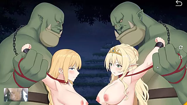 Two hot blondies get plowed by muscle orcs - Loopqueen