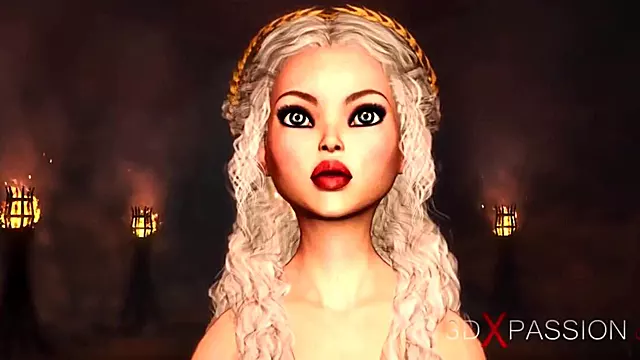Young princess ruined by 3d shemale in dark dungeon with big cock