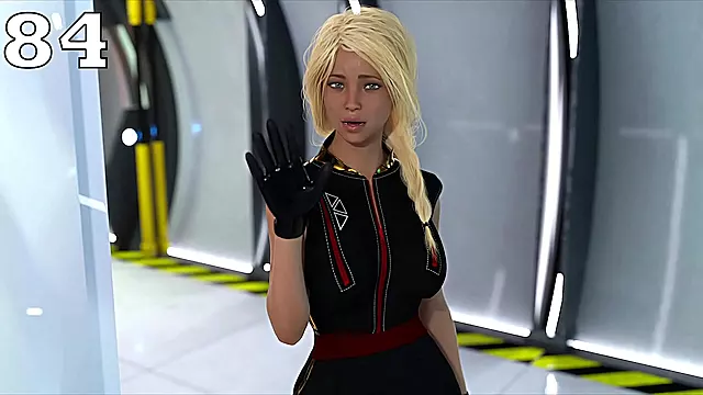 BlondeVirgin Strands In Space Caught By Busty Stepsister For Huge-Cock Fun