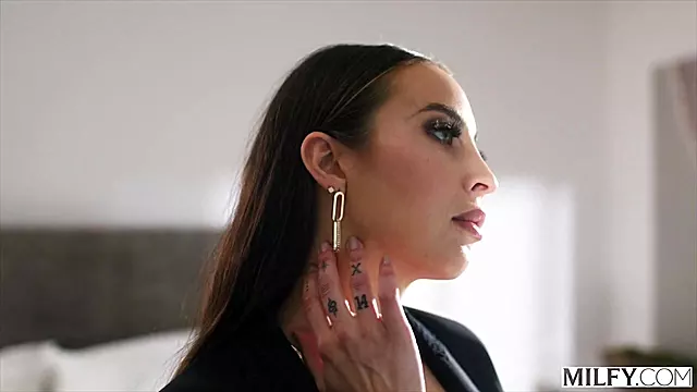 Dicke Titten Blowjob, Mutter Große Brüste, Brünette Deepthroat, Harte Titten, Mutter Hart