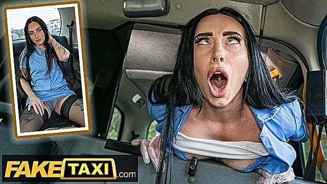 Salina Shein In Hot Nurse In Uniform Gives Driver A Suck And Fuck Before A Meeting