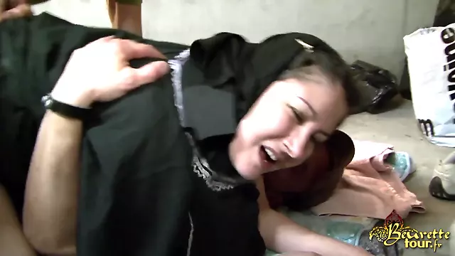 Hijabi Muslim getting Romped in both Fuck Holes
