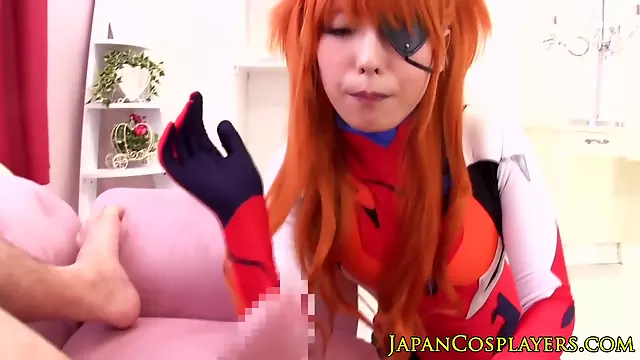 Chika Arimura - Asian Babe Sucks As Evangelion