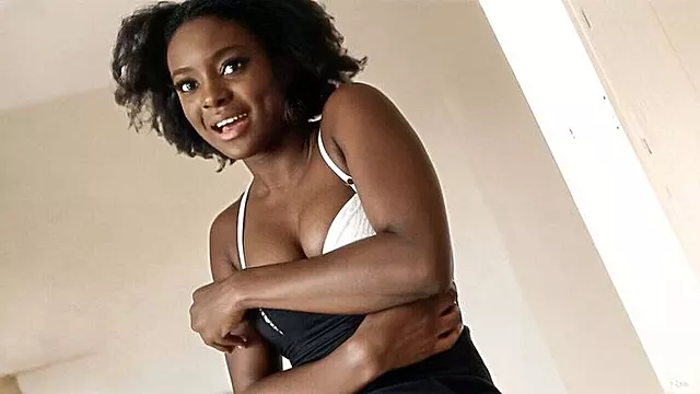Hot Kenyan Babe Gets Rough Fucked by Big White Tourist During House Visit