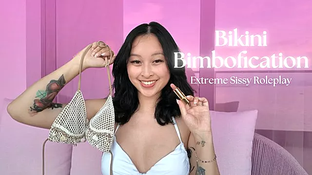 Bikini Bimbofication: Extreme Sissy Roleplay - Hosted by ObeyEnvyNow | Female Domination, FemDom, FemDom POV, Asian, Sissification, Bimbofication, Feminization, Verbal Humiliation, Whore, Cum Slut, Extreme Degradation, Humiliation, Submission,